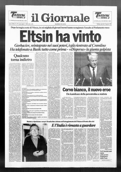 Il giornale : quotidiano del mattino